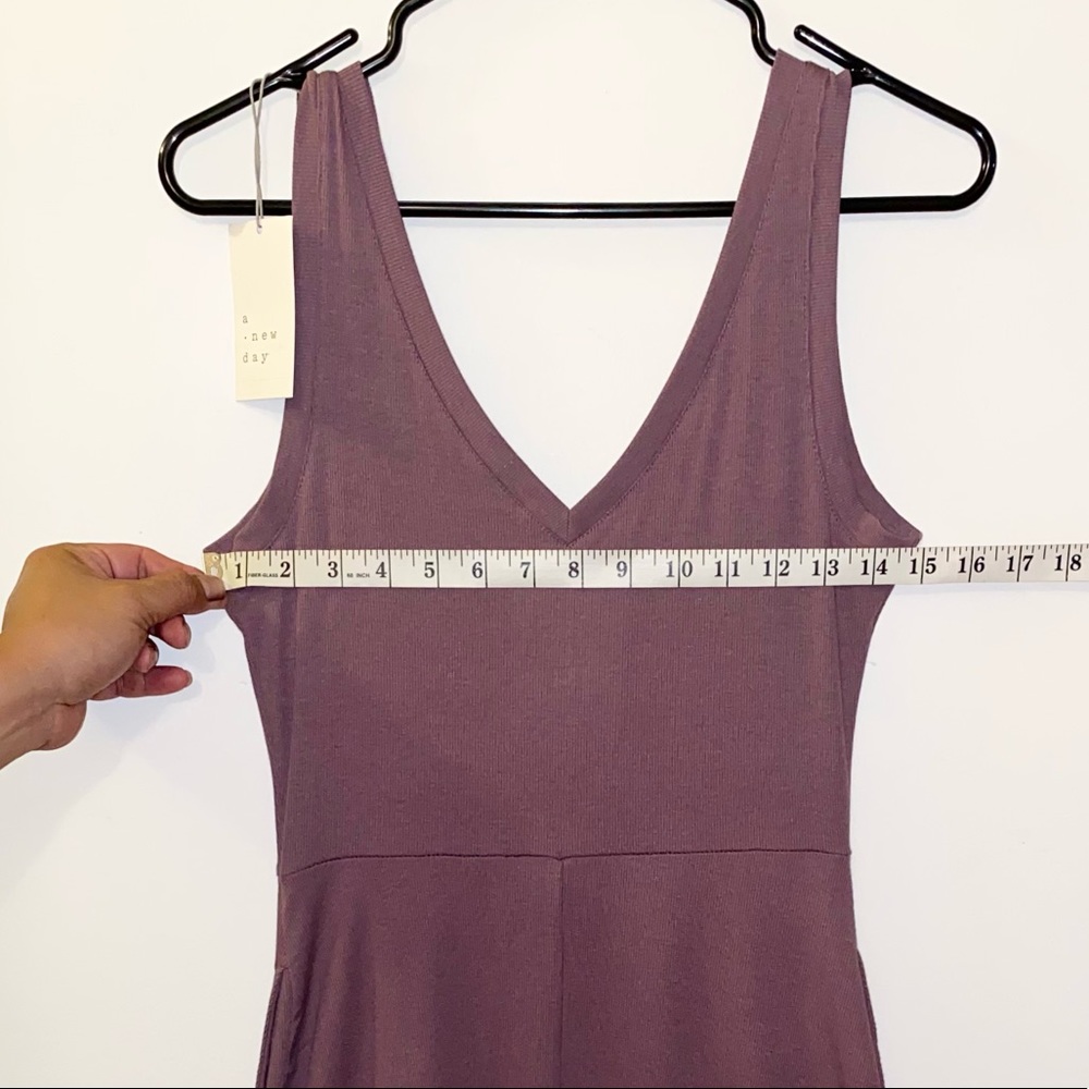 A New Day - Women's Sleeveless Rib Knit Ballet Purple Dress (NWT) Size: … - Picture 6 of 14